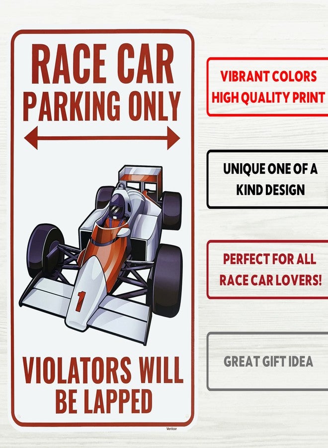 Venicor Race Car Formula 1 Sign - 9 x 14 Inches - Aluminum - F1 Racecar Racing Room Decor for Boys Gifts Decorations Stickers Track Poster Stuff - Image 3